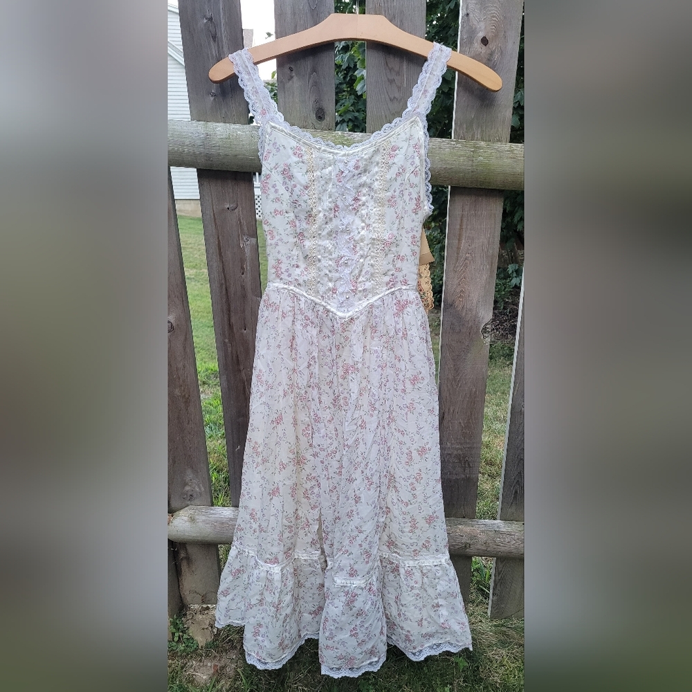 Vintage Jessica McClintock Gunne Sax Prarie Dress